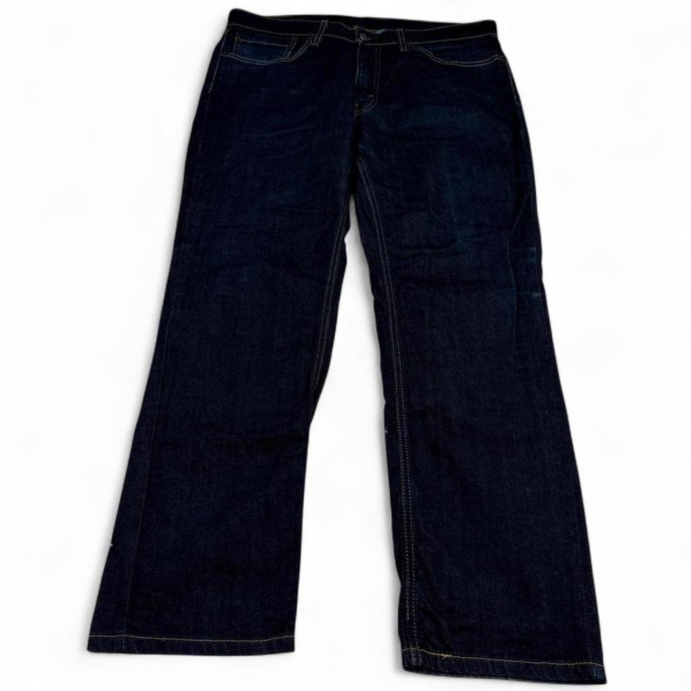 Levi's Men's Dark Blue Straight Jeans - Picture 2 of 6